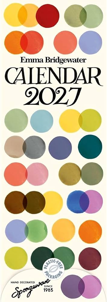 Emma Bridgewater Colour Palette Slim Calendar 2027