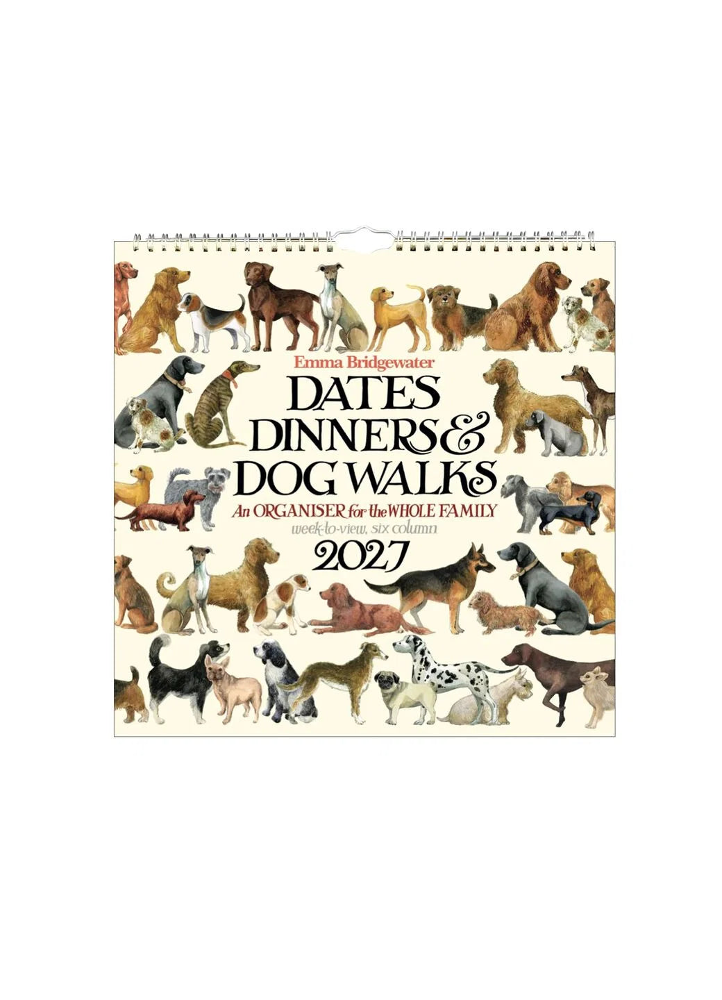 Emma Bridgewater Dates, Dinners & Dog Walks Calendar 2027
