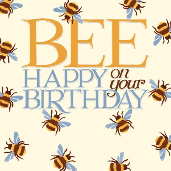 Emma Bridgewater Bee Happy On Your Birthday