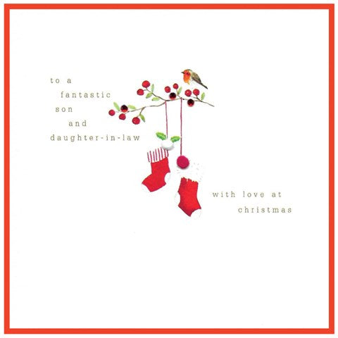 Primrose Hill Christmas Card - Son & Daughter-in-Law