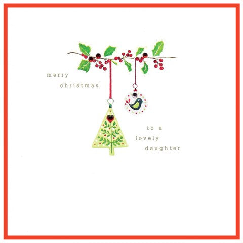 Primrose Hill Christmas Card - Lovely Daughter