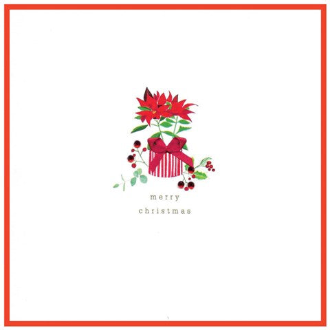 Primrose Hill Christmas Card - Poinsettia