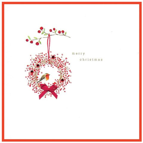 Primrose Hill Christmas Card - Wreath