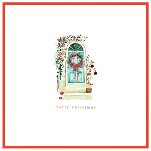 Primrose Hill Christmas Card - Doorstep