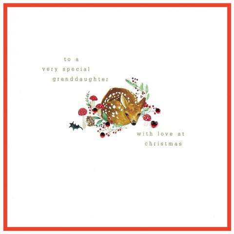 Primrose Hill Christmas Card - Special Granddaughter