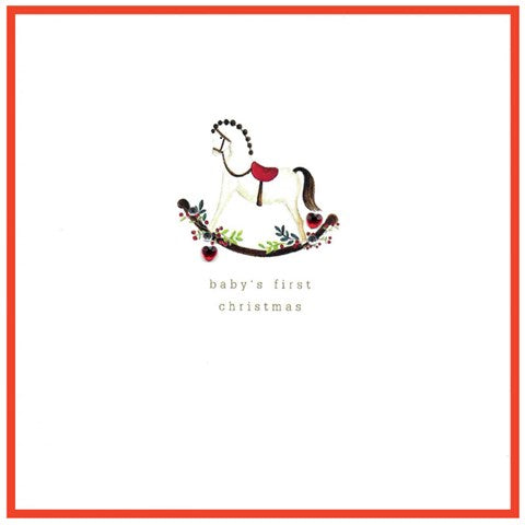 Primrose Hill Christmas Card - Baby’s First Christmas