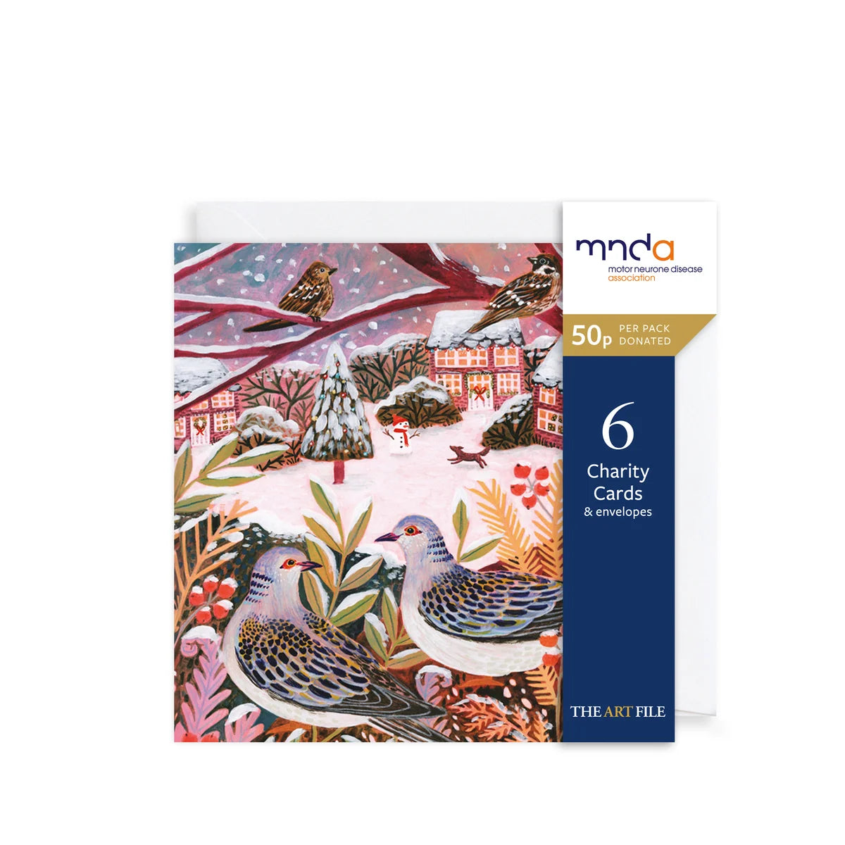 Charity Christmas Card Pack - Turtle Doves Village