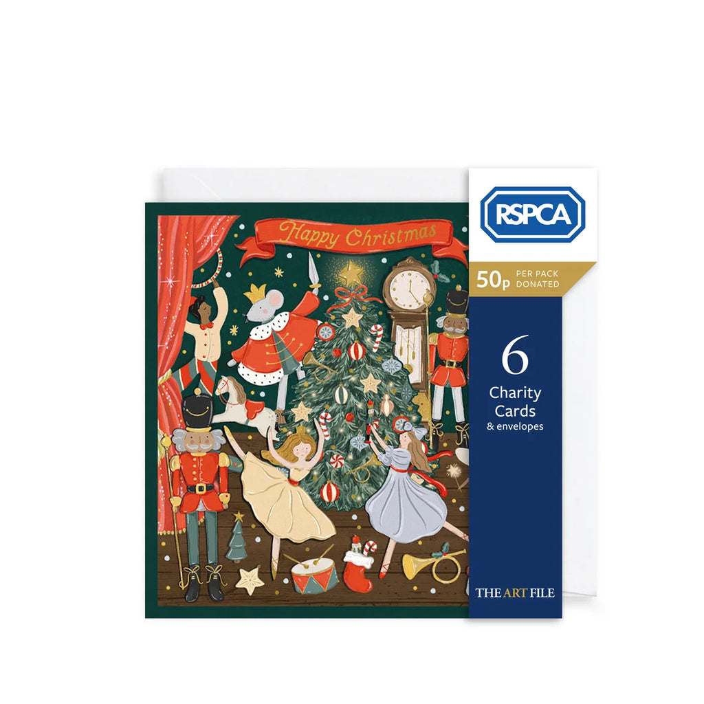 Charity Christmas Card Pack - Nutcracker Christmas