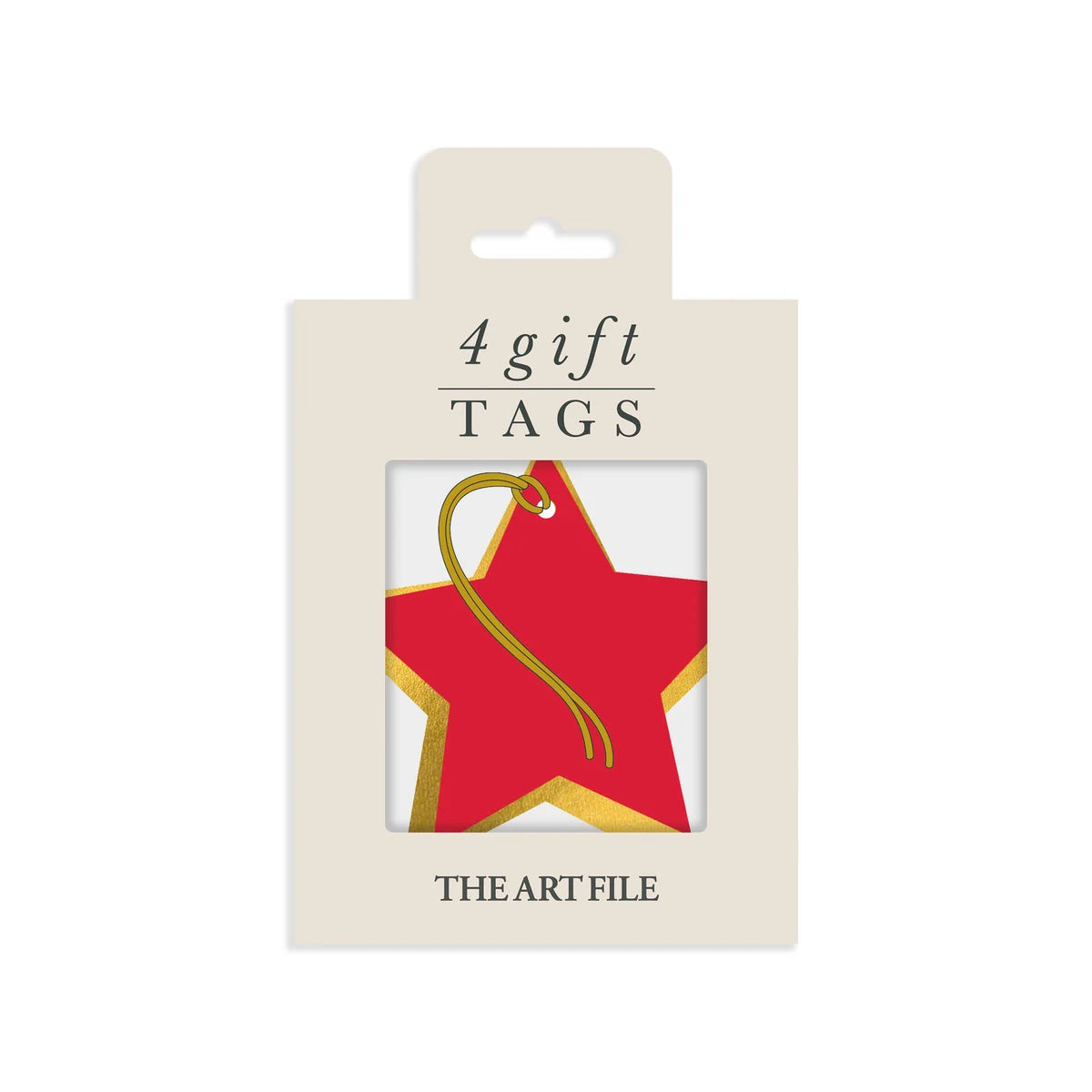 Art File - Red Star Gift Tags