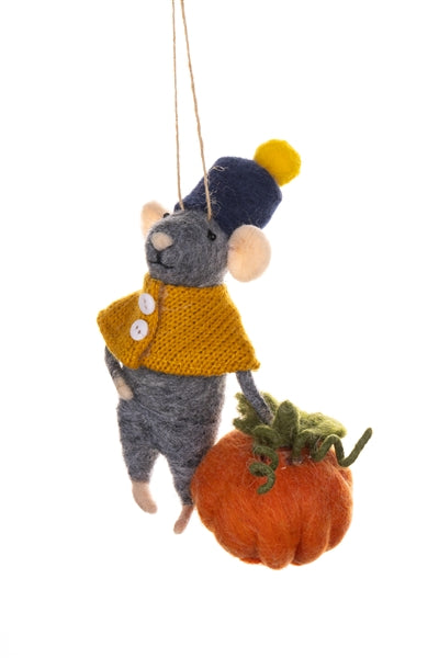 Mouse with Pumpkin