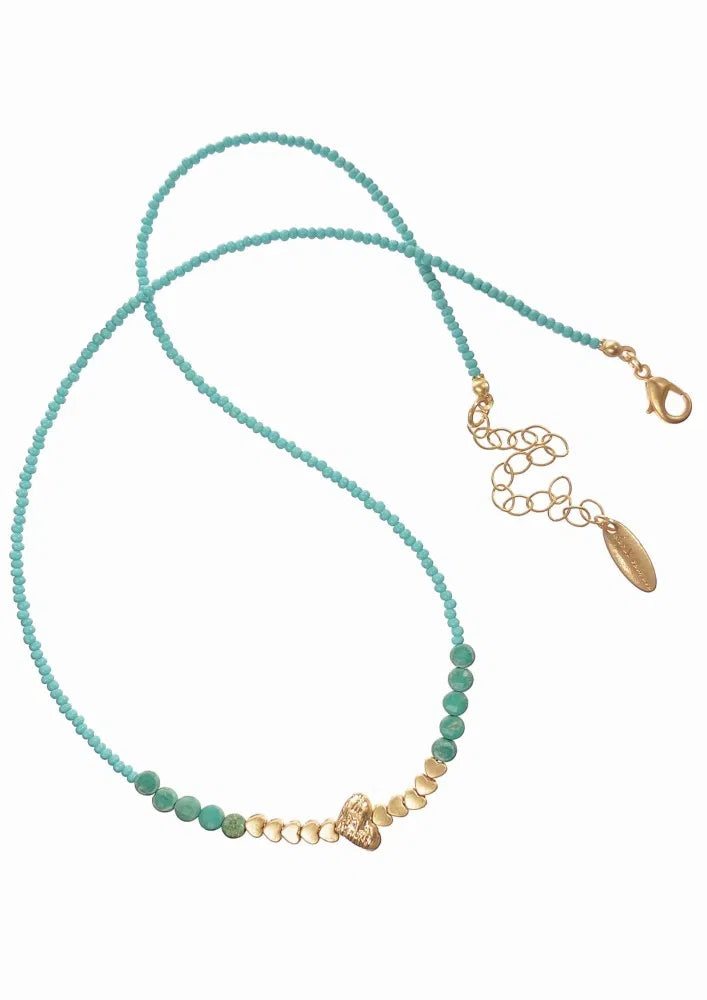 Heart to Heart Crystal Necklace