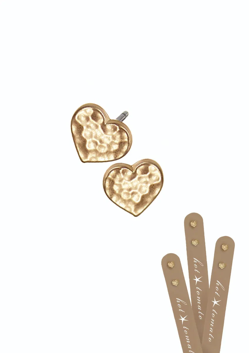 Micro Heart Studs