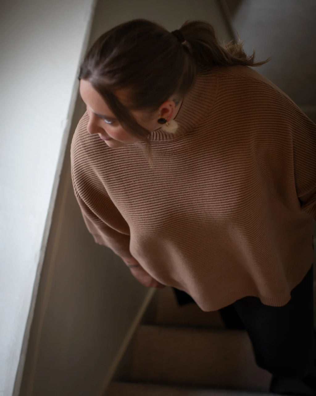 Vicki Jumper - Dark Tan