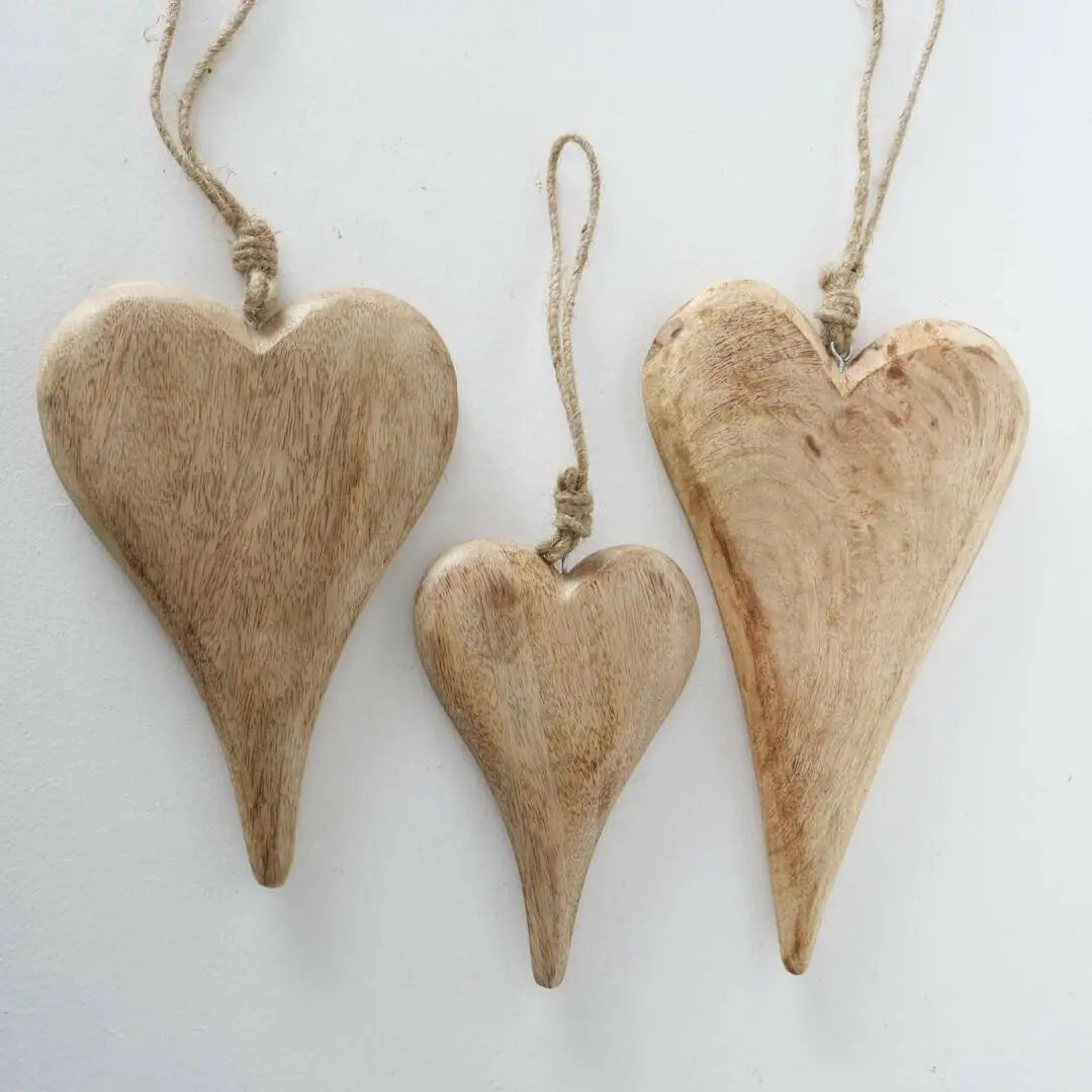 Serafina Wooden Hanging Heart