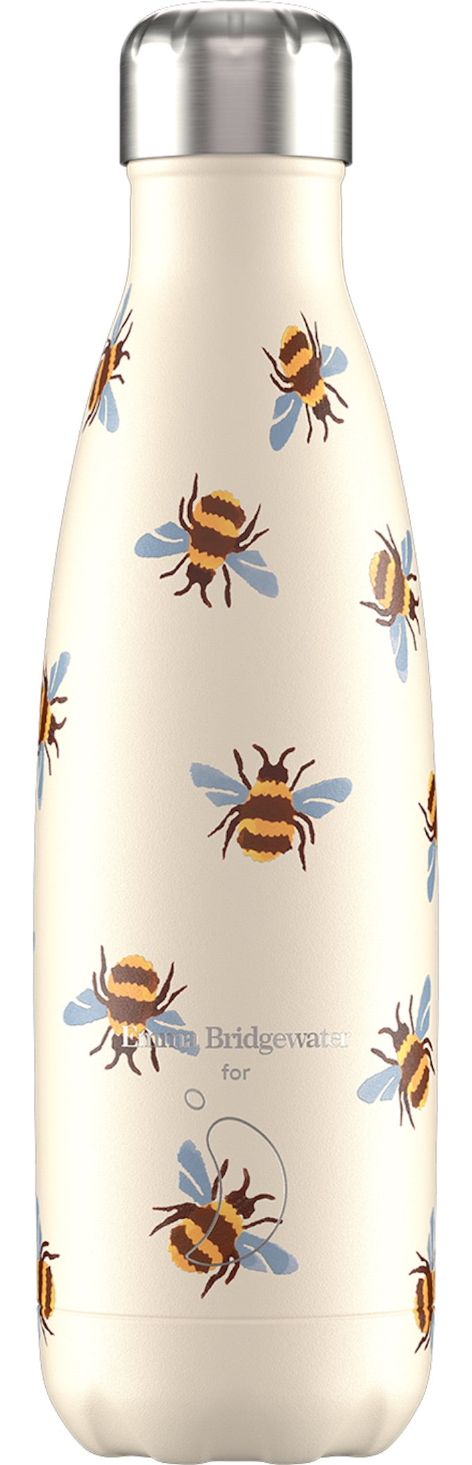 500ml Chilly's Bottle - Emma Bridgewater Bumblebee Blue Wings