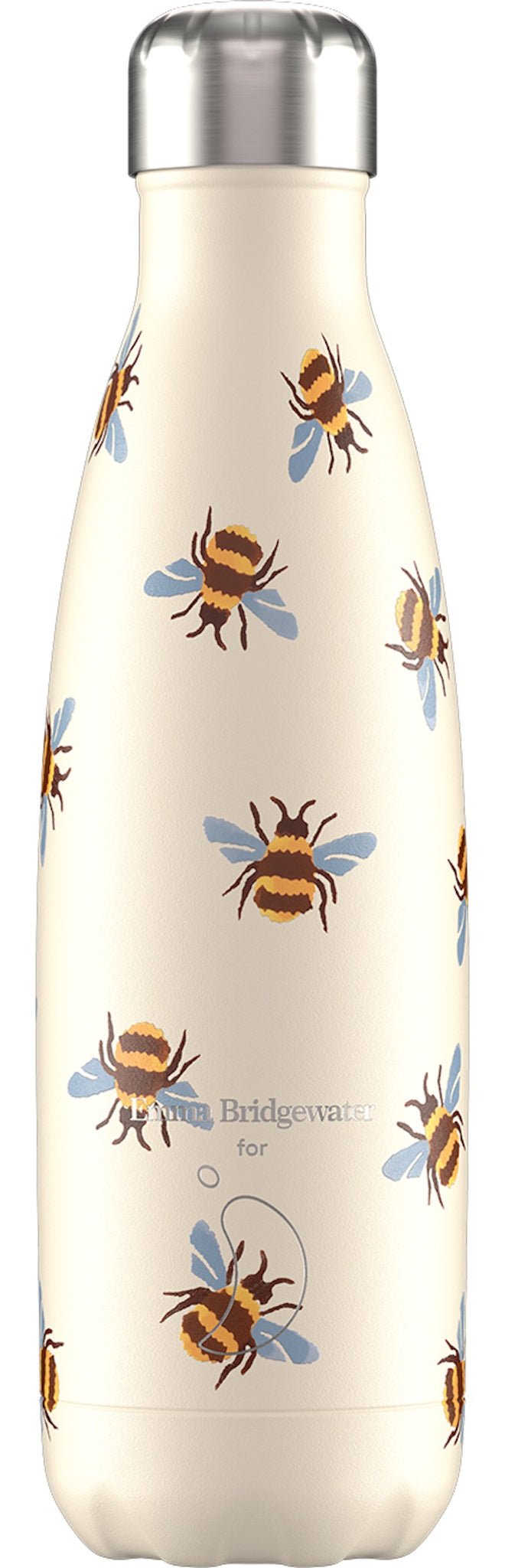 500ml Chilly's Bottle - Emma Bridgewater Bumblebee Blue Wings