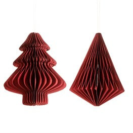 Paper Honeycomb Diamond Hanging Decoration