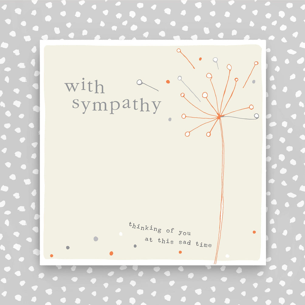 With Sympathy - Thinking of you at this sad time
