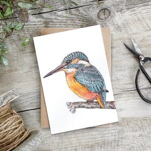 Pure Art - Kingfisher card