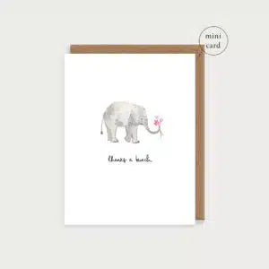 Elephant Thanks a Bunch