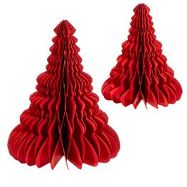 Honeycomb Tree Standing Decoration - Set of 2