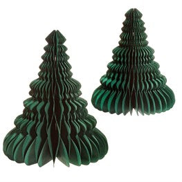 Honeycomb Tree Standing Decoration - Set of 2