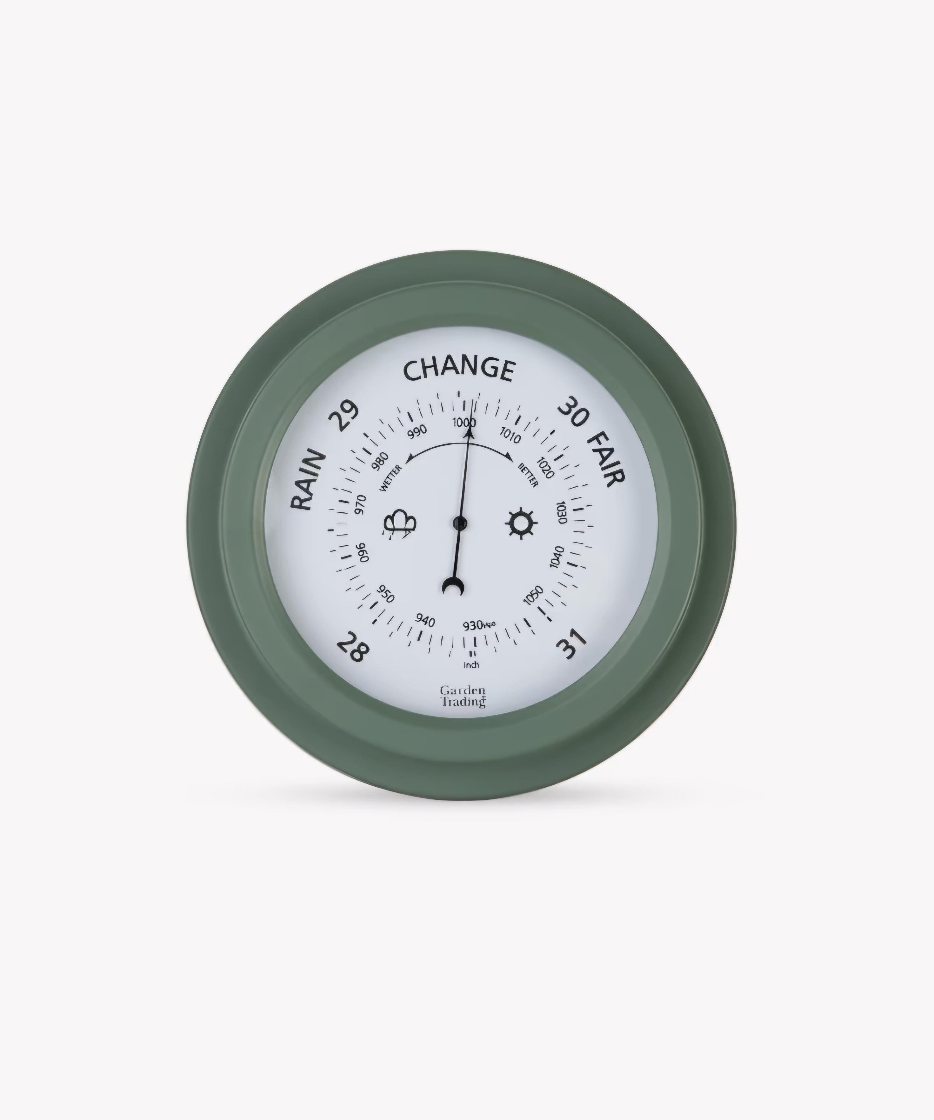 Tenby Barometer Thistle Green