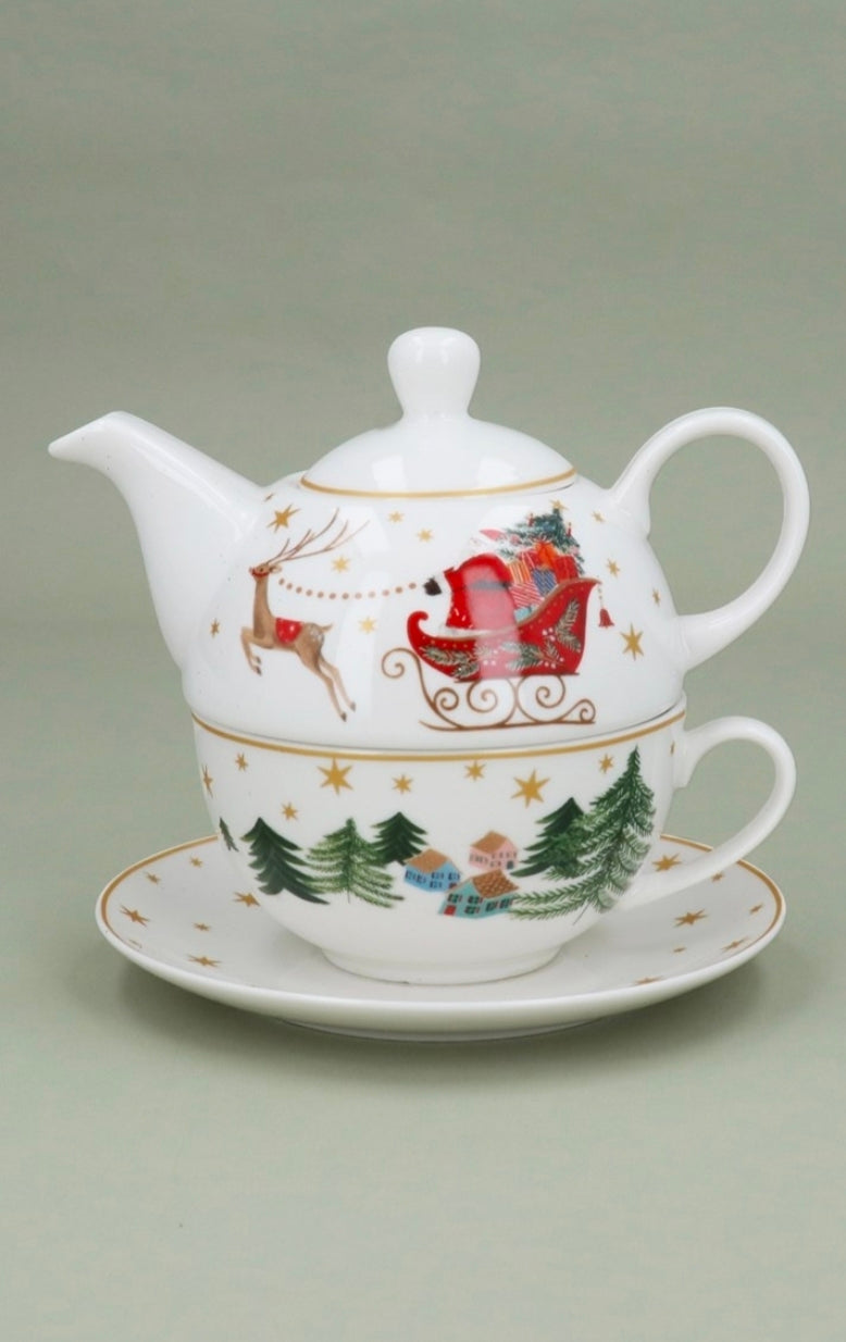 Nostalgia Sleigh Tea For One