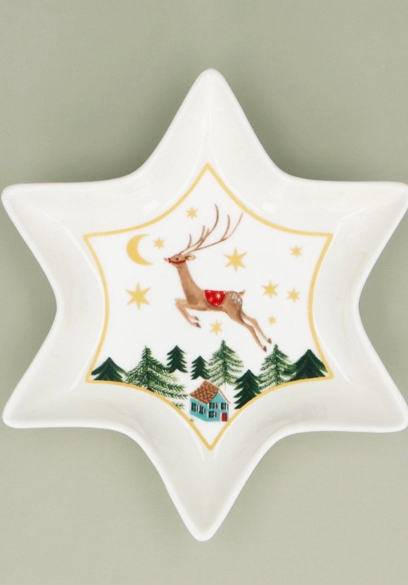 Nostalgia Sleigh Star Dish
