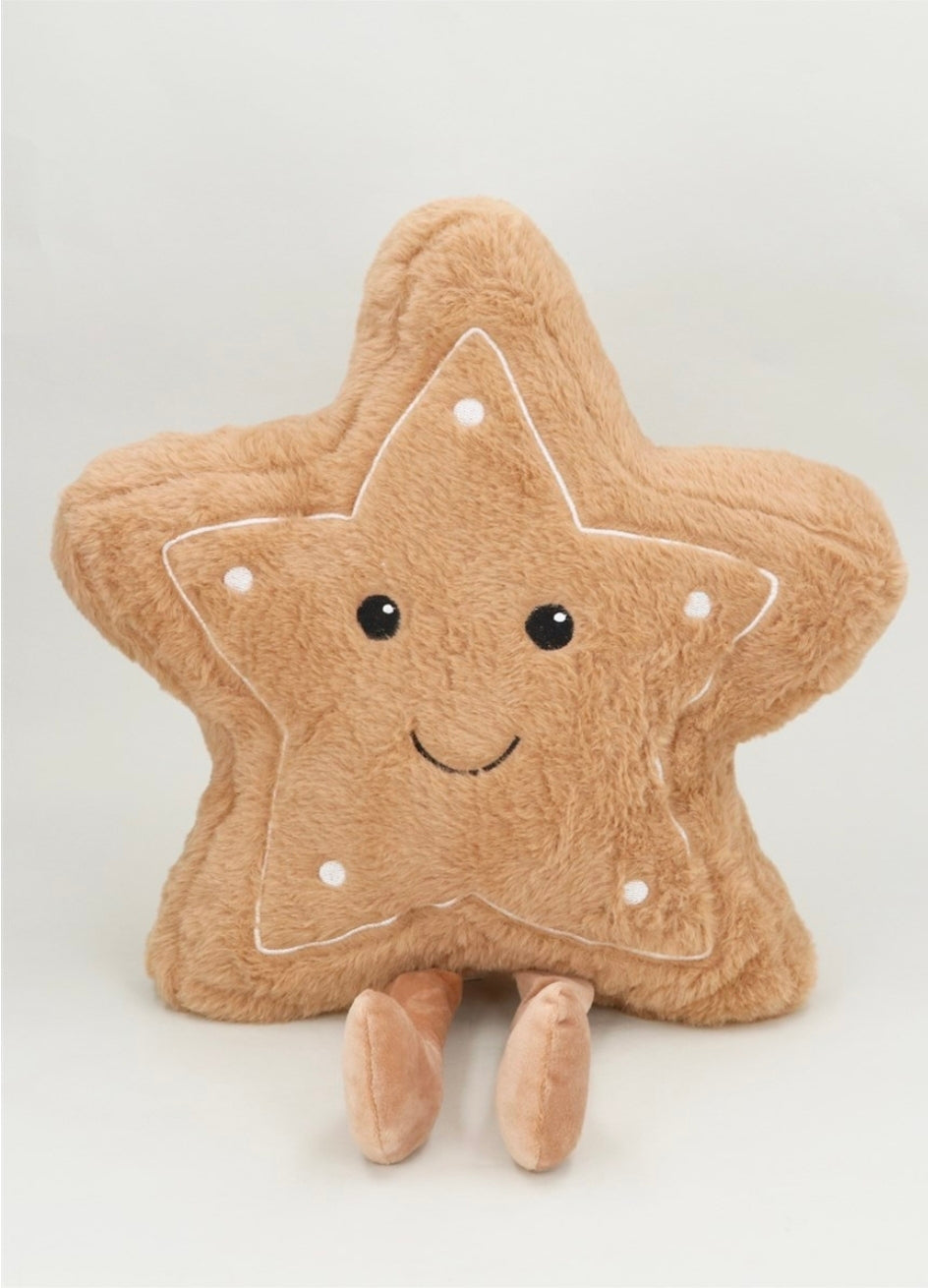 Plush Toy - Happy Gingerbread Star