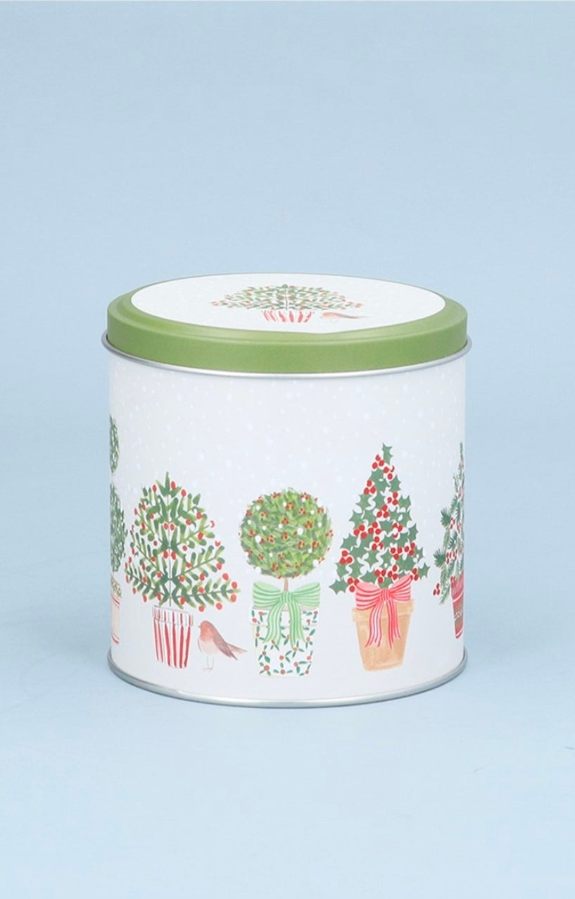 Christmas Topiary Tin