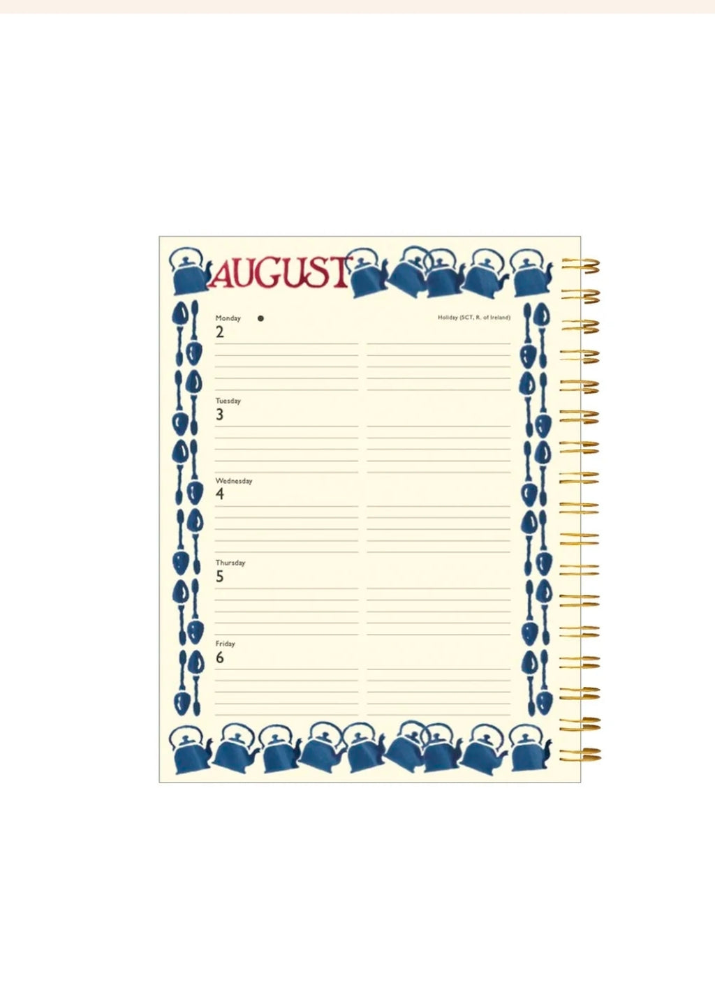 Emma Bridgewater Sponged Diary 2027