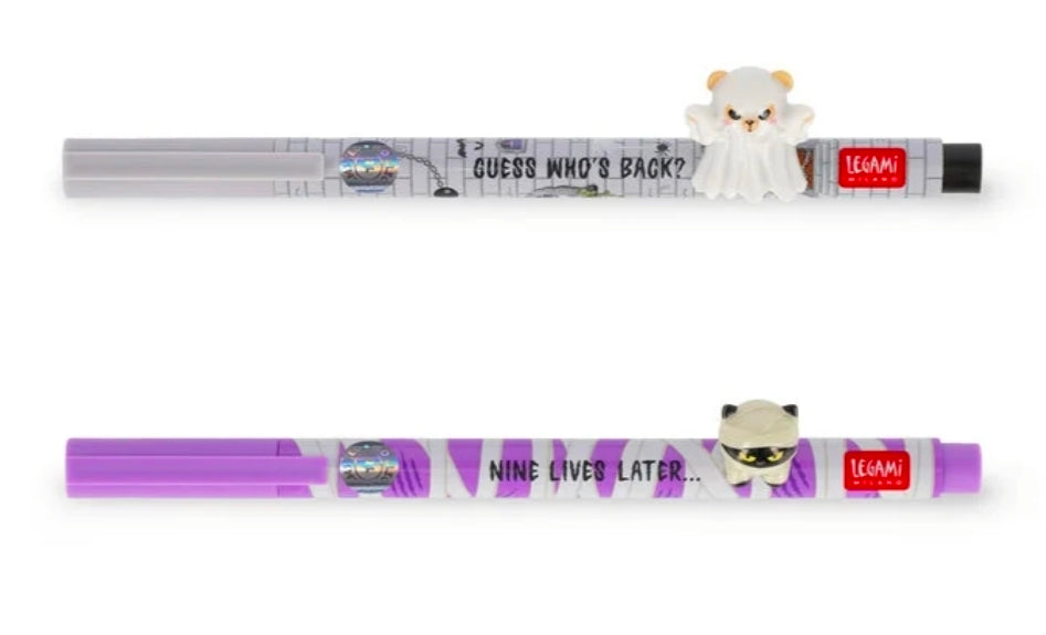 Shake Your Bones, Spooky Party Set of 2 Gel Pens