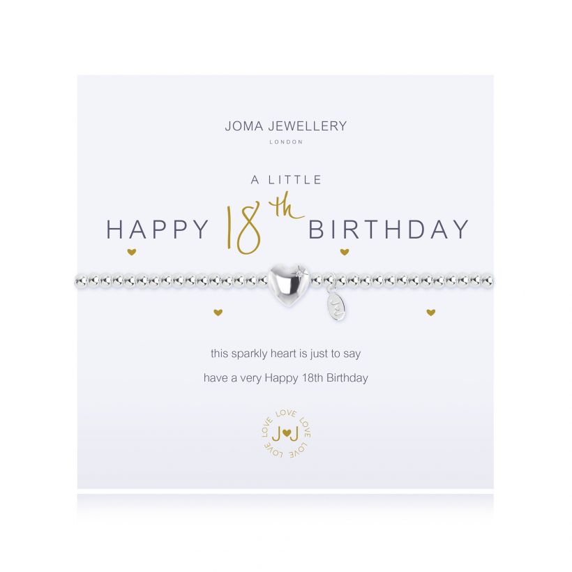 cadeauxwells - A Little Happy 18th Birthday Bracelet - Joma Jewellery - Jewellery