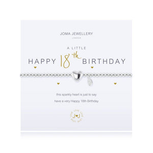 cadeauxwells - A Little Happy 18th Birthday Bracelet - Joma Jewellery - Jewellery