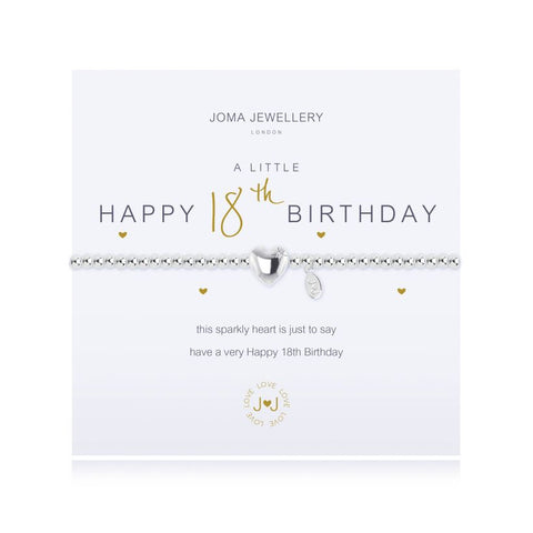 cadeauxwells - A Little Happy 18th Birthday Bracelet - Joma Jewellery - Jewellery