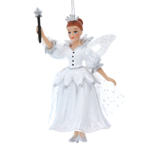 White Resin Fairy Godmother Decoration