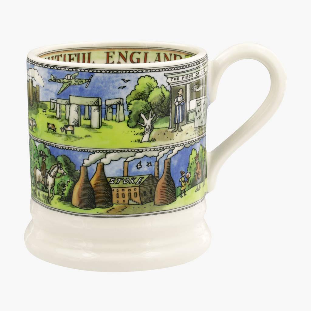 cadeauxwells - Beautiful England 1/2 Pint Mug - Emma Bridgewater - Crockery