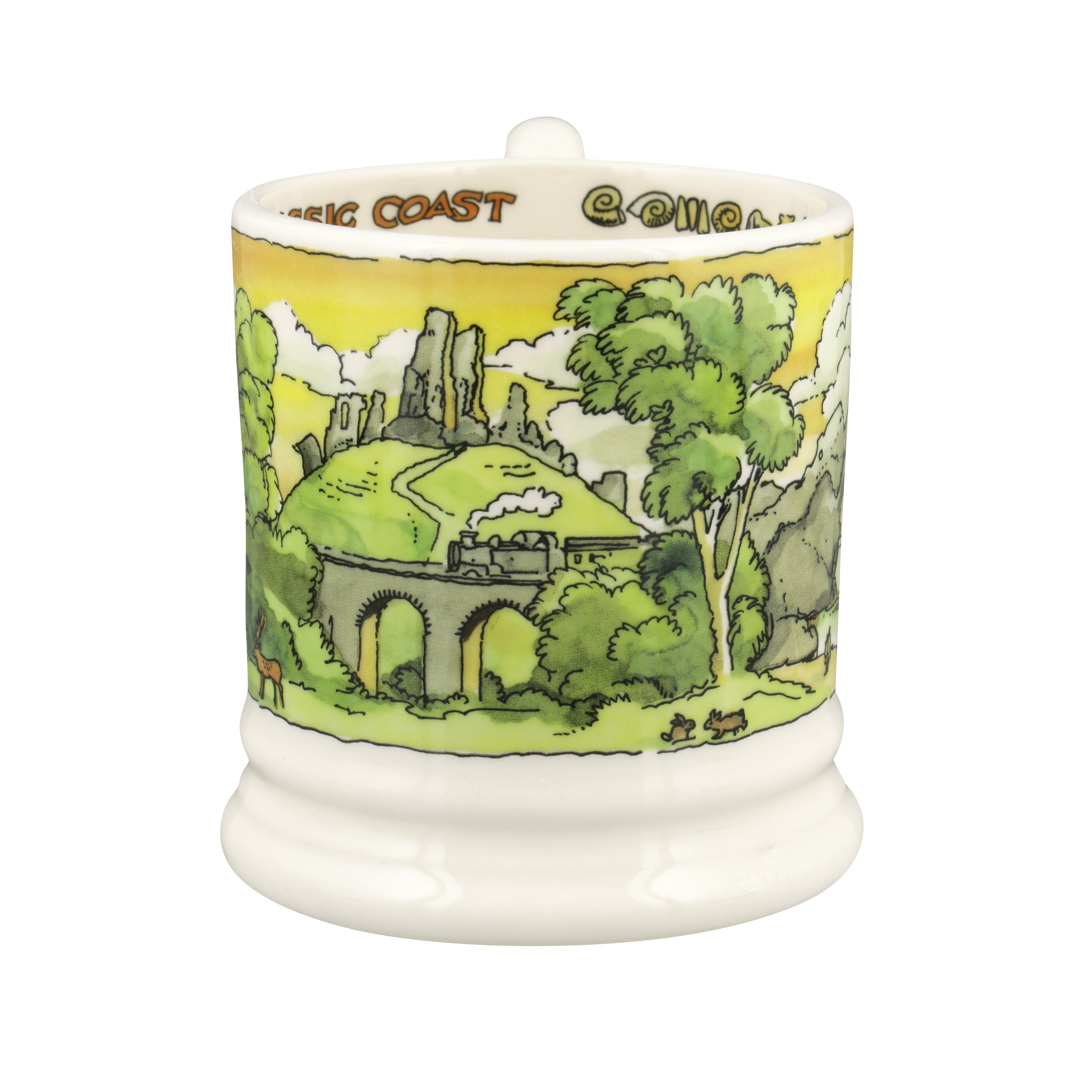 Emma Bridgewater Landscapes of Dreams Jurassic Coast 1/2 Pint Mug