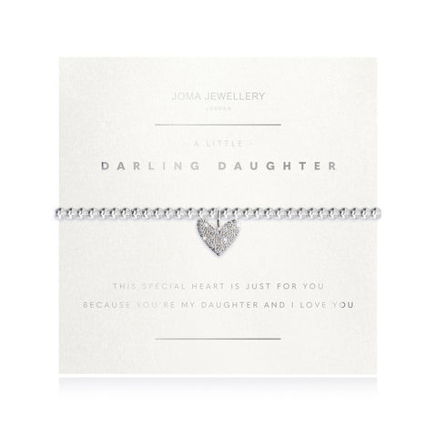 cadeauxwells - A Little Darling Daughter Facetted Bracelet - Joma Jewellery - Jewellery