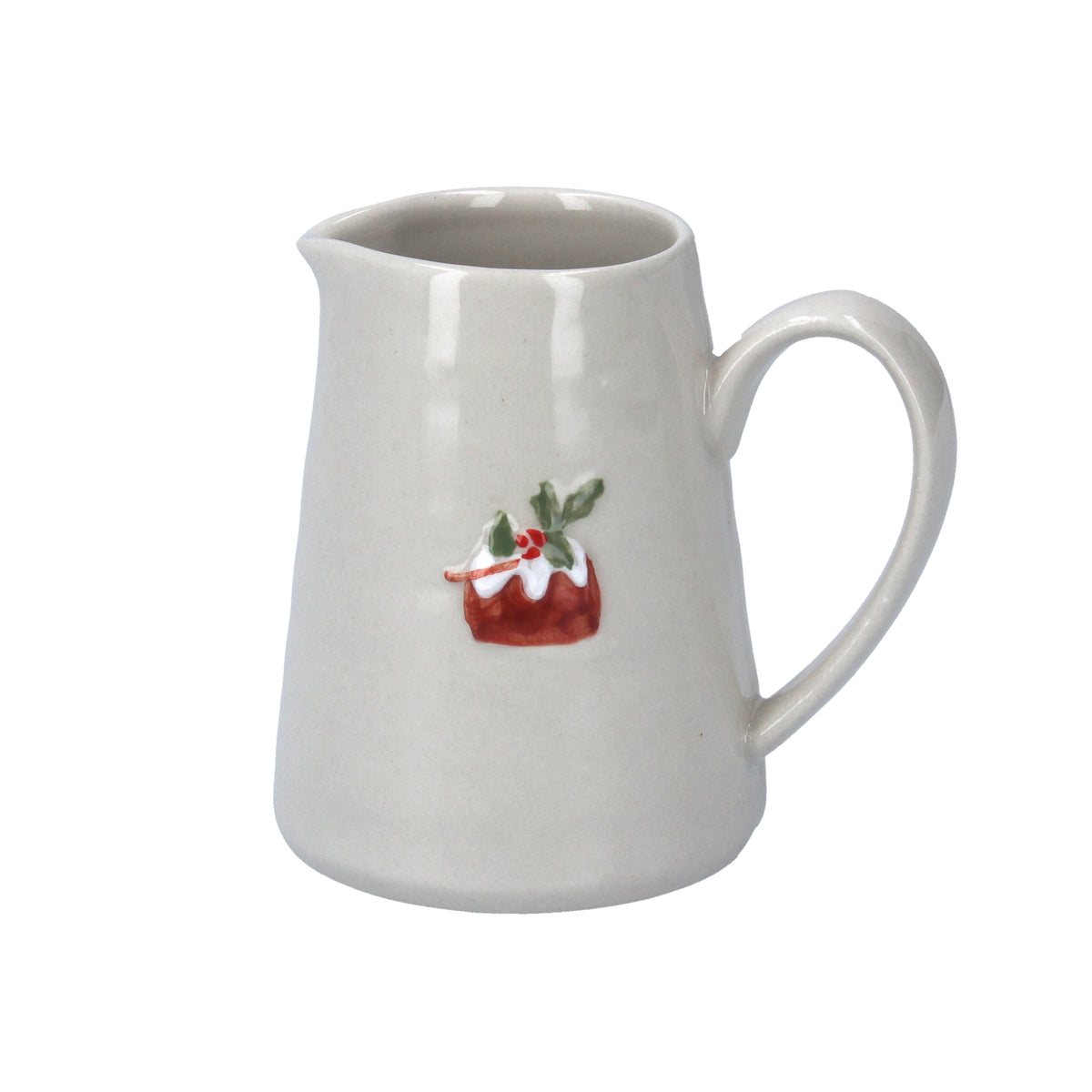 Stoneware Mini Jug with Plum Pudding