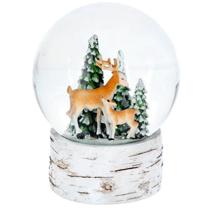 cadeauxwells - Reindeer with Trees Music Dome - Gisela Graham - Seasonal