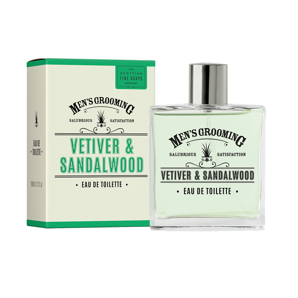 cadeauxwells - Vetiver and Sandalwood Eau De Toilette - Scottish Fine Soaps - Perfumery