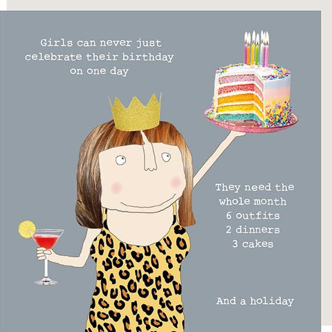 cadeauxwells - Girls Birthday - Rosie Made a Thing - Greetings Cards