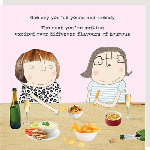 cadeauxwells - Houmous - Rosie Made a Thing - Greetings Cards