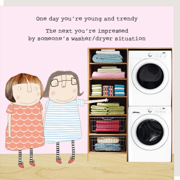 cadeauxwells - Washer / Dryer - Rosie Made a Thing - Greetings Card
