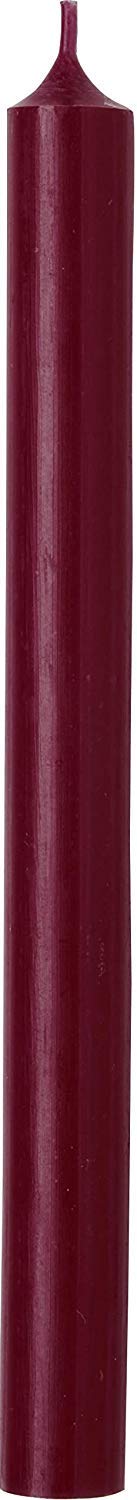 Plum Red Cylinder Candle - 25cm