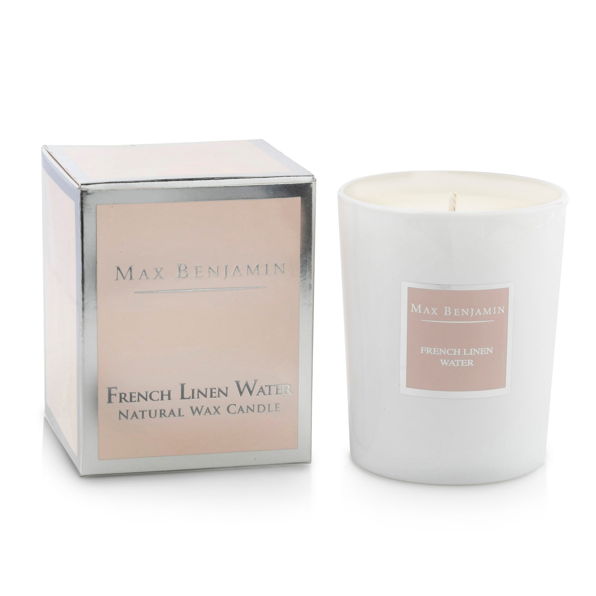 cadeauxwells - Scented Candle - French Linen Water - Max Benjamin - Candles