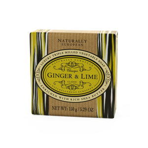 cadeauxwells - Naturally European Ginger & Lime Soap - The Somerset Toiletry Company - Perfumery