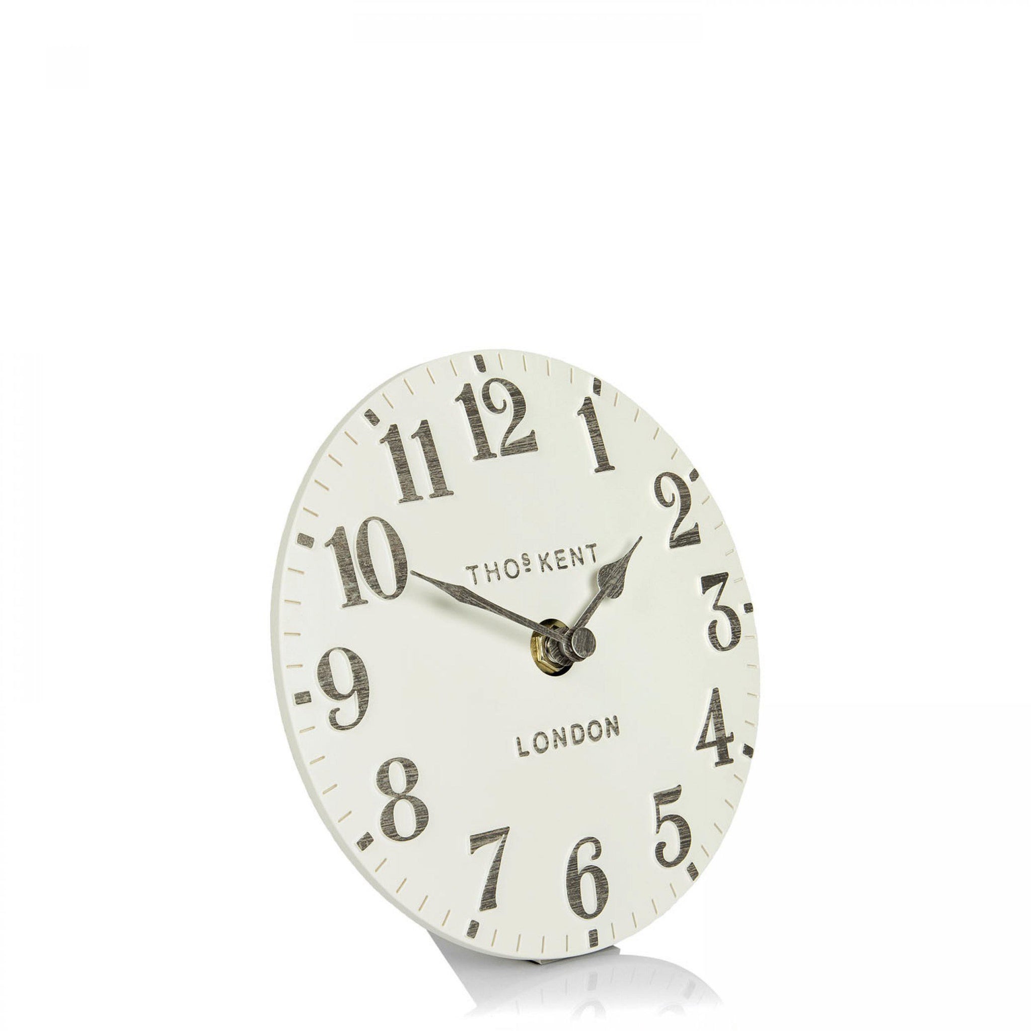 cadeauxwells - 6" Arabic Mantel Clock Limestone - Art Marketing - Homewares